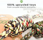 ReRope Small Looper Upcycled Fabric Rope Dog Toys